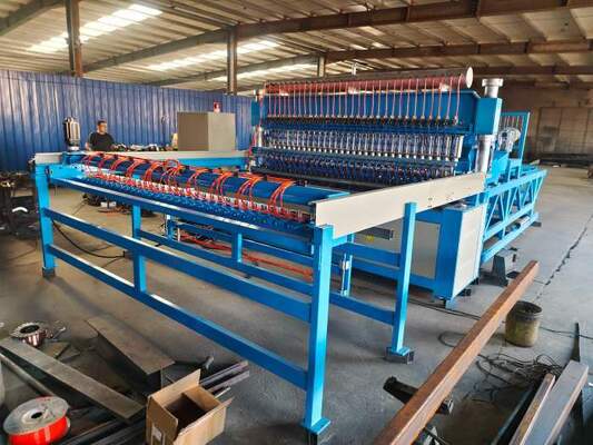 Delta PLC Mesh Size 2.4*6m CNC Reinforced Rebar Mesh Welding Machine